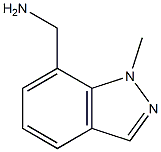 (1-Methyl-1H-indazol-7-yl)methanamine Struktur