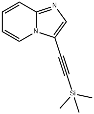 3-[2-(trimethylsilyl)ethynyl]-Imidazo[1,2-a]pyridine Struktur