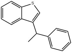 3-(1-Phenylethyl)benzo[b]thiophene Struktur