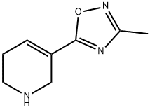 1,2,3,6-tetrahydro-5-(3-methyl-1,2,4-oxadiazol-5-yl)Pyridine Struktur