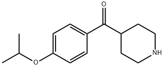 (4-Isopropoxy-phenyl)-piperidin-4-yl-methanone Struktur