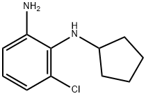 6-chloro-N1-cyclopentylbenzene-1,2-diamine Struktur