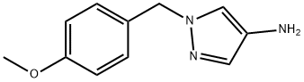 1-(4-methoxybenzyl)-1H-pyrazol-4-amine Struktur