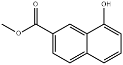 methyl 8-hydroxy-2-naphthoate Struktur