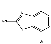 2-Amino-7-bromo-4-methylbenzothiazole Struktur