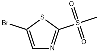 5-bromo-2-(methylsulfonyl)thiazole Struktur