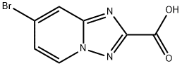 7-Bromo[1,2,4]triazolo[1,5-a]pyridine-2-carboxylic acid Struktur