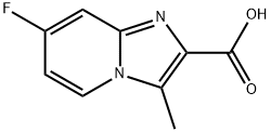 7-Fluoro-3-methylimidazo[1,2-a]pyridine-2-carboxylic acid Struktur