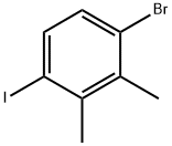 1-Bromo-4-iodo-2,3-dimethylbenzene Struktur