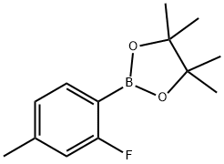 2-Fluoro-4-methylphenylboronic acid pinacol ester Struktur