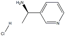 (R)-1-(pyridin-3-yl)ethanamine hydrochloride Struktur