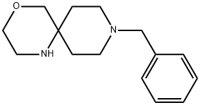 9-(phenylmethyl)-4-Oxa-1,9-diazaspiro[5.5]undecane Struktur