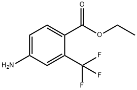 ethyl 4-amino-2-(trifluoromethyl)benzoate Struktur