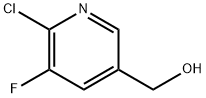 3-PYRIDINEMETHANOL,6-CHLORO-5-FLUORO Struktur