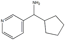 cyclopentyl(pyridin-3-yl)methanamine Struktur