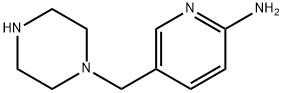 5-(1-piperazinylmethyl)-2-Pyridinamine Struktur