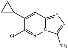 6-Chloro-7-cyclopropyl-[1,2,4]triazolo[4,3-b]pyridazin-3-amine Struktur