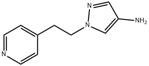 1-(2-(pyridin-4-yl)ethyl)-1H-pyrazol-4-amine Struktur