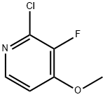 2-chloro-3-fluoro-4-methoxypyridine Struktur