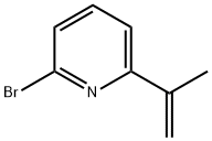 2-bromo-6-(prop-1-en-2-yl)pyridine Struktur