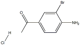 1-(4-Amino-3-bromo-phenyl)-ethanone hydrochloride Struktur