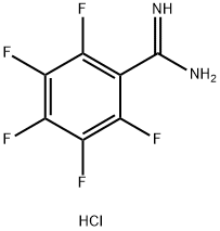 2,3,4,5,6-Pentafluorobenzimidamide hydrochloride Struktur