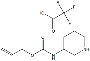 Piperidin-3-yl-carbamic acid allyl ester trifluoroacetate Struktur