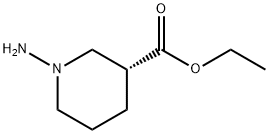 (R)-1-Amino-piperidine-3-carboxylic acid ethyl ester Struktur