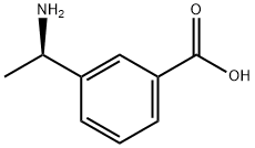 3-((1R)-1-AMINOETHYL)BENZOIC ACID Struktur