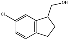 (6-Chloro-2,3-dihydro-1H-inden-1-yl)methanol Struktur