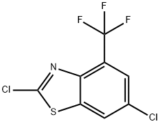 2,6-Dichloro-4-trifluoromethylbenzothiazole Struktur