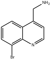 8-bromo-4-Quinolinemethanamine Struktur