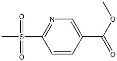 Methyl 6-(methylsulfonyl)nicotinate Struktur