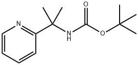 tert-butyl (2-(pyridin-2-yl)propan-2-yl)carbamate Struktur