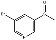 3-Bromo-5-(methylsulfinyl)pyridine Struktur