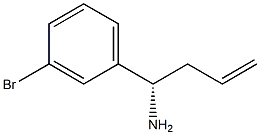 (1S)-1-(3-BROMOPHENYL)BUT-3-EN-1-AMINE Struktur