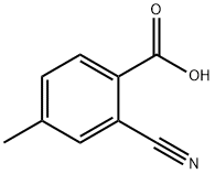 2-Cyano-4-methylbenzoic acid Struktur