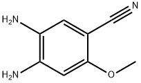 4,5-diamino-2-methoxybenzonitrile Struktur