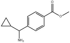 METHYL 4-[AMINO(CYCLOPROPYL)METHYL]BENZOATE Struktur