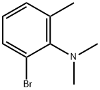 2-bromo-N,N,6-trimethylbenzenamine Struktur