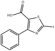 2-Iodo-4-phenylthiazole-5-carboxylic acid Struktur