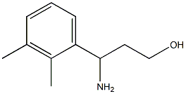 3-AMINO-3-(2,3-DIMETHYLPHENYL)PROPAN-1-OL Struktur