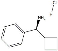 (S)-cyclobutyl(phenyl)methanamine hydrochloride Struktur