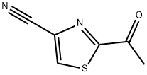 2-acetylthiazole-4-carbonitrile Struktur