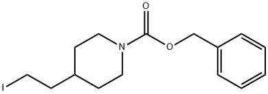 benzyl 4-(2-iodoethyl)piperidine-1-carboxylate Struktur