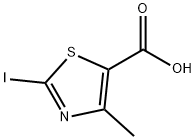 2-Iodo-4-methylthiazole-5-carboxylic acid Struktur