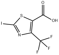 2-Iodo-4-(trifluoromethyl)thiazole-5-carboxylic acid Struktur