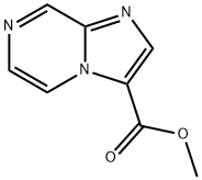 methyl imidazo[1,2-a]pyrazine-3-carboxylate Struktur