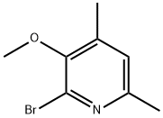 2-Bromo-3-methoxy-4,6-dimethylpyridine Struktur