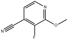 3-Fluoro-2-methoxyisonicotinonitrile Struktur